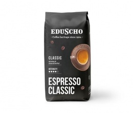 Káva, pražená, zrnková, 1000 g, EDUSCHO "Espresso Classic"