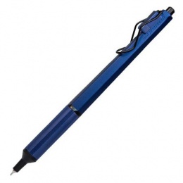 Guľôčkové pero, 0,28 mm, stláčací mechanizmus, modré telo, UNI "SXN-1003 Jetstream", čierna