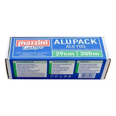 Alubal, 29 cm x 300 m, 9 µ, silný, MAZZINI "Gastro"