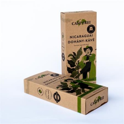 Kávové kapsule, kompatibilné s Nespresso®, 9 ks, CAFE FREI "Tabaková káva z Nicarague"