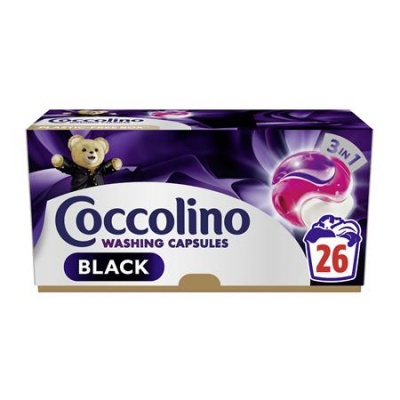 Kapsuly na pranie, 26 ks, COCCOLINO "3in1 Black"