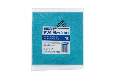 Čistiaca utierka, univerzálna, 40x34 cm, BONUS "MicroCLOTH", modrá
