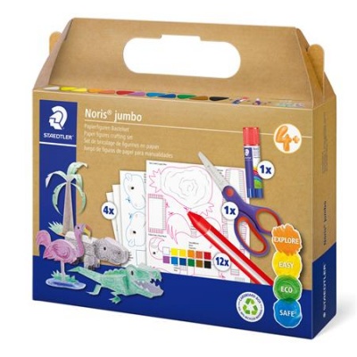 Kreatívna sada s papierovými figúrkami, STAEDTLER "Noris® jumbo 61 C4"