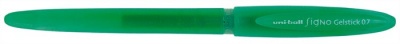 Gélové pero, 0,4 mm, s vrchnákom, UNI "UM-170", zelené