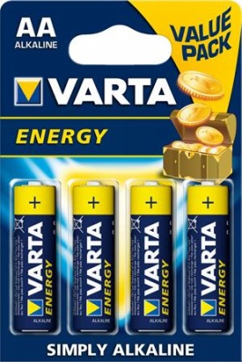 Batéria, AA, tužková, 4 ks, VARTA "Energy"