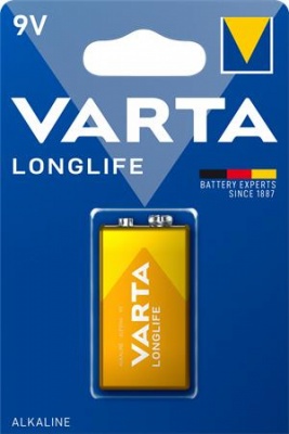 Batéria, 9V, 1 ks, VARTA "Longlife"