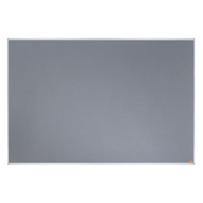 Odkazová tabuľa, hliníkový rám, 180x120 cm, NOBO "Essentials", sivá