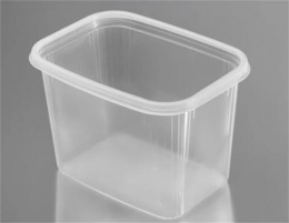 Plastová miska s uzatvárateľným viečkom, 1000 ml, 50 ks, „švédsky typ“