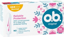 OB Original hygienické tampóny, normal, 16 ks