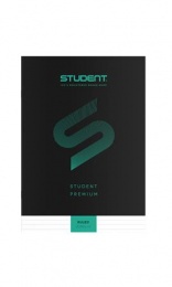 Zošit, A4, linajkový, 32 listov, ICO "Student Premium", čierny