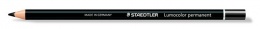 Farebná ceruzka, valcovitý tvar, na všetky povrchy, vodovzdorná (glasochrom) STAEDTLER "Lumocolor 108 20", čierna