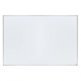 Biela tabuľa, magnetická, smaltovaná, hliníkový rám, 180x120 cm, NOBO "Essentials"