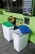 Poklop pre 60 l odpadkový kôš,  plast, DURABLE "Durabin®", modrý