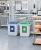 Poklop pre 60 l odpadkový kôš,  plast, DURABLE "Durabin®", modrý
