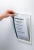 Informačná tabuľka, 210x297 mm, DURABLE „CLICK SIGN”, biela