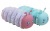 Peračník, na zips, kožušinovo-silikónový, EXACOMPTA "Caterpillar", mix farieb