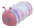 Peračník, na zips, kožušinovo-silikónový, EXACOMPTA "Caterpillar", mix farieb