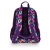 Školská taška, so zipsom, GABOL "Kokoro", fialová, so srdiečkami