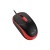 Myš, drôtová, optická, normálna veľkosť, USB, GENIUS "DX-123", čierna-červená