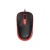 Myš, drôtová, optická, normálna veľkosť, USB, GENIUS "DX-123", čierna-červená