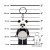Kľúčenka, s LED svetlom, LEGO "Panda Guy"