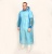 Pršiplášť,  fóliováý, jednorazový, s kapucňou, modrý