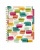 Špirálový zošit, B5, linajkový, 100 listov, PUKKA PAD "Colour Wash Project Book", mix vzorov