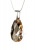 Retiazka, Crystals from SWAROVSKI® , s príveskom v tvare kvapky, golden shadow, 16 mm