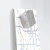 Magnetická sklenená tabuľa, 150x100 cm, SIGEL " Artverum®", biela