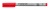 Nepermanentný popisovač, OHP, 0,6 mm, STAEDTLER "Lumocolor® 316 F", červená