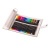 Liner, sada, v rolovacom držiaku rôznych farieb, 0,3 mm, STAEDTLER "Triplus® 334", 20 rôznych farieb