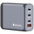 Sieťová nabíjačka, 2xUSB-C PD (100W), USB-C PD (65W), USB-A QC 3.0, EU/UK/US, GaN, VERBATIM