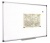 Biela tabuľa, magnetická, 90x120 cm, hliníkový rám, VICTORIA VISUAL