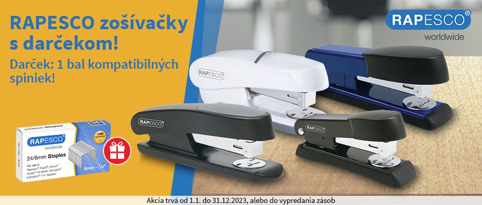 RAPESCO zošívačky s darčekom!