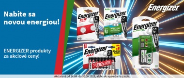 ENERGIZER - Nabite sa novou energiou!
