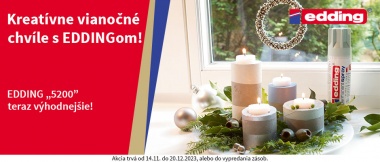 Kreatívne vianočné chvíle s EDDINGom!