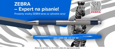 ZEBRA – Expert na písanie!